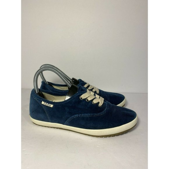 Taos Footwear Shoes - TAOS Guest Star Wild Blue Corduroy GST-13547 Comfort Sneakers Shoes Women's 7